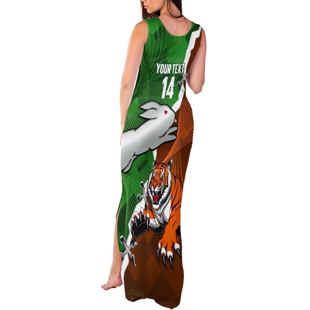 Custom Rabbitohs And Tigers Tank Maxi Dress Together Dynamic Style