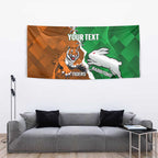 Custom Rabbitohs And Tigers Tapestry Together Dynamic Style