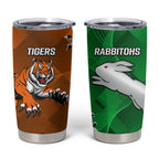 Rabbitohs And Tigers Tumbler Cup Together Dynamic Style