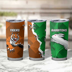Rabbitohs And Tigers Tumbler Cup Together Dynamic Style