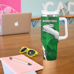 Rabbitohs And Tigers Tumbler With Handle Together Dynamic Style