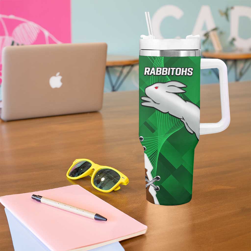 Rabbitohs And Tigers Tumbler With Handle Together Dynamic Style