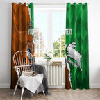 Custom Rabbitohs And Tigers Window Curtain Together Dynamic Style