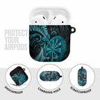 Personalised New Zealand Darts AirPods Case Happiness Is A Tight Threesome Maori Paua Shell - Aussie Hoodie