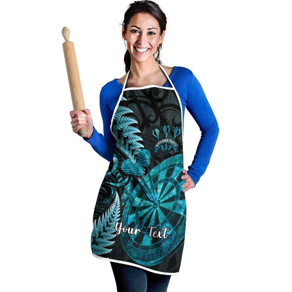 Personalised New Zealand Darts Apron Happiness Is A Tight Threesome Maori Paua Shell - Aussie Hoodie