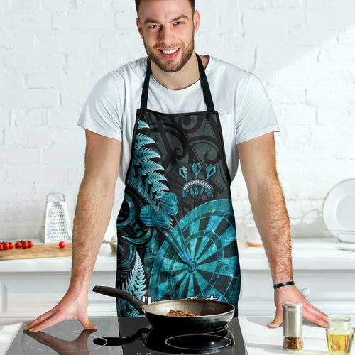 Personalised New Zealand Darts Apron Happiness Is A Tight Threesome Maori Paua Shell - Aussie Hoodie