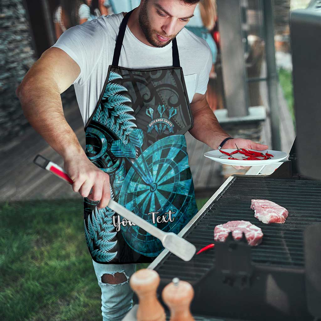 Personalised New Zealand Darts Apron Happiness Is A Tight Threesome Maori Paua Shell - Aussie Hoodie