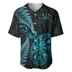 Personalised New Zealand Darts Baseball Jersey Happiness Is A Tight Threesome Maori Paua Shell