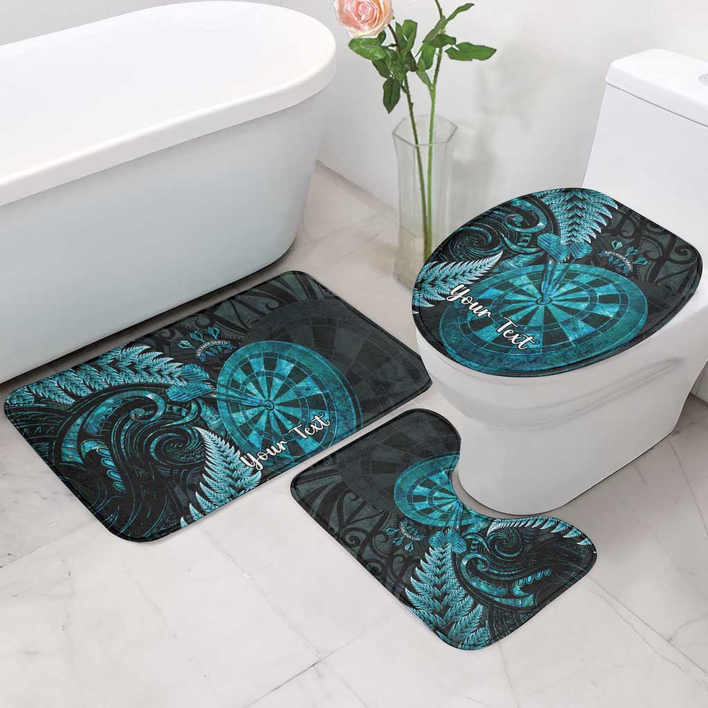Personalised New Zealand Darts Bathroom Set Happiness Is A Tight Threesome Maori Paua Shell - Aussie Hoodie