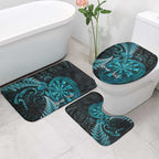 Personalised New Zealand Darts Bathroom Set Happiness Is A Tight Threesome Maori Paua Shell - Aussie Hoodie