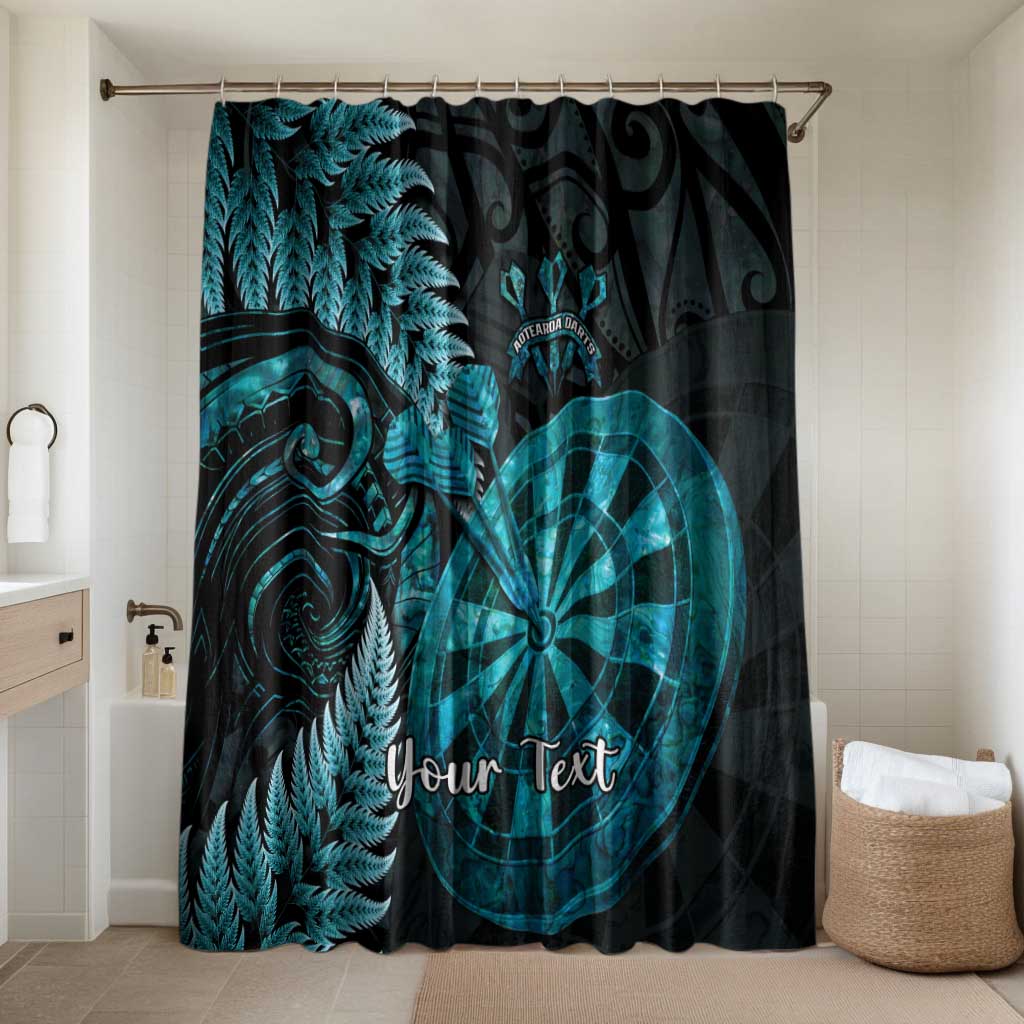 Personalised New Zealand Darts Bathroom Set Happiness Is A Tight Threesome Maori Paua Shell - Aussie Hoodie