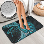 Personalised New Zealand Darts Bathroom Set Happiness Is A Tight Threesome Maori Paua Shell - Aussie Hoodie