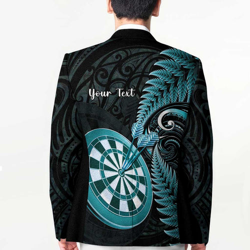 Personalised New Zealand Darts Blazer Happiness Is A Tight Threesome Maori Paua Shell - Aussie Hoodie