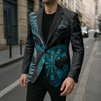 Personalised New Zealand Darts Blazer Happiness Is A Tight Threesome Maori Paua Shell - Aussie Hoodie