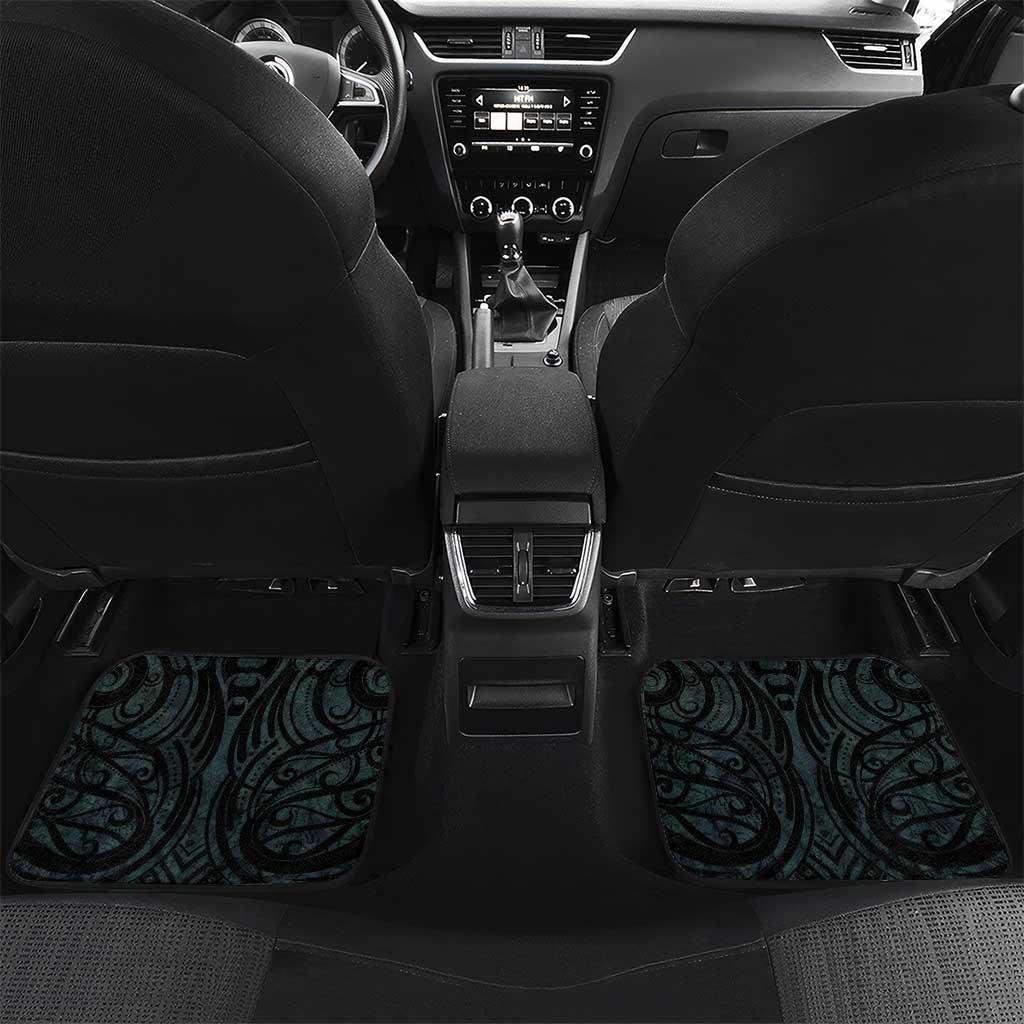 Personalised New Zealand Darts Car Mats Happiness Is A Tight Threesome Maori Paua Shell