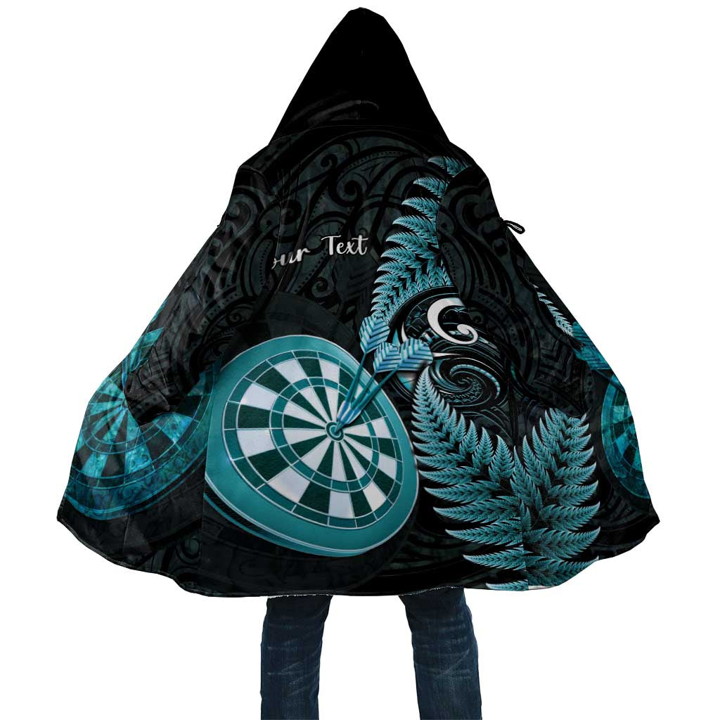 Personalised New Zealand Darts Cloak Happiness Is A Tight Threesome Maori Paua Shell - Aussie Hoodie