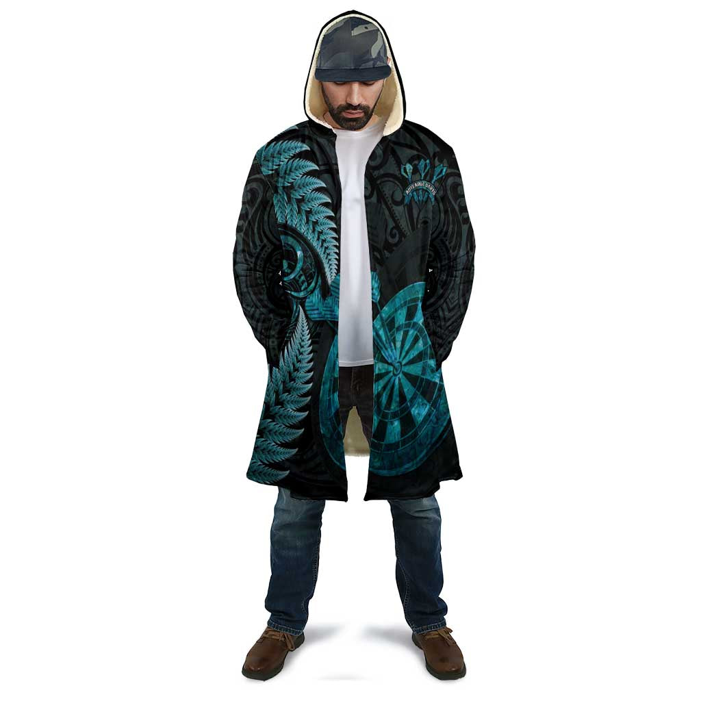Personalised New Zealand Darts Cloak Happiness Is A Tight Threesome Maori Paua Shell - Aussie Hoodie