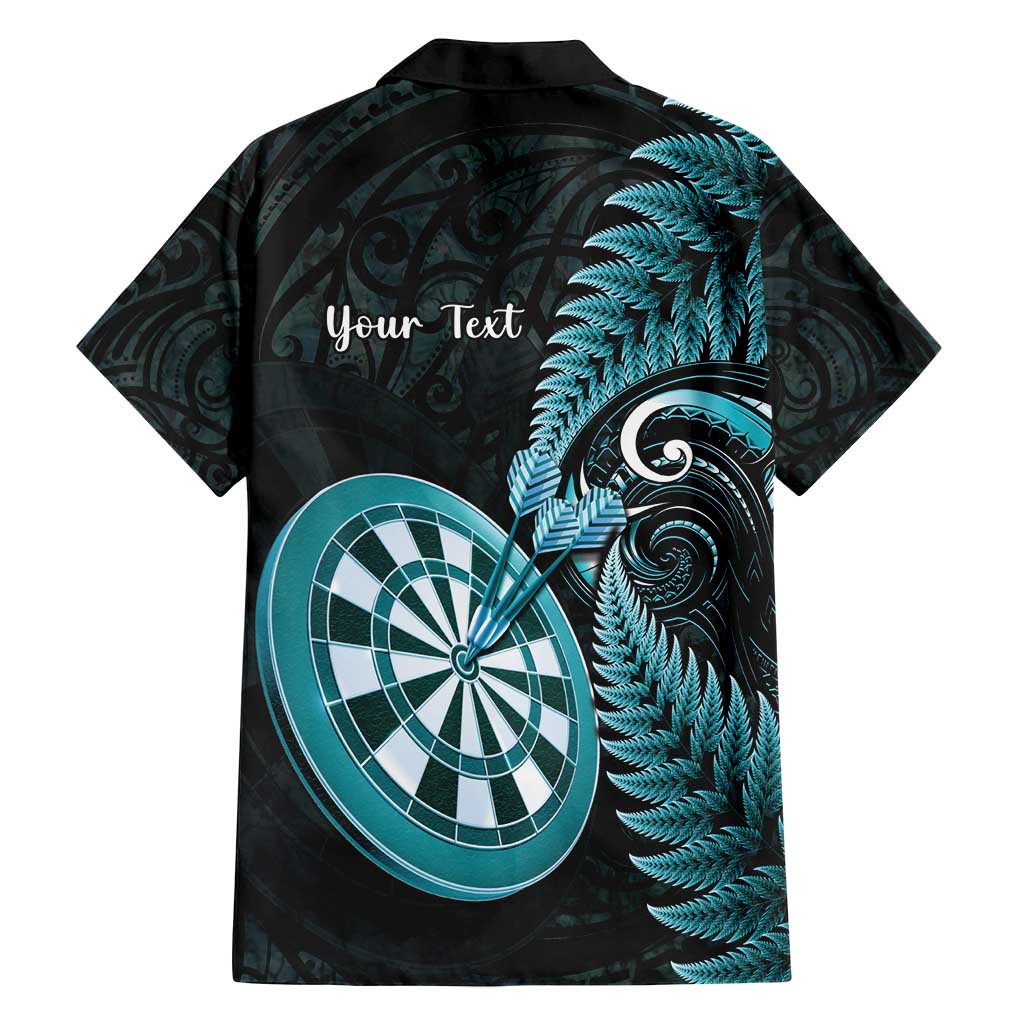 Personalised New Zealand Darts Family Matching Off Shoulder Maxi Dress and Hawaiian Shirt Happiness Is A Tight Threesome Maori Paua Shell