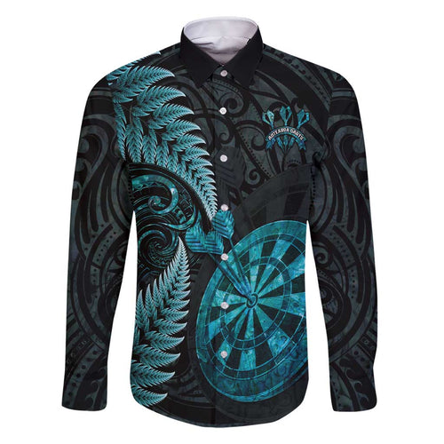 Personalised New Zealand Darts Family Matching Short Sleeve Bodycon Dress and Hawaiian Shirt Happiness Is A Tight Threesome Maori Paua Shell