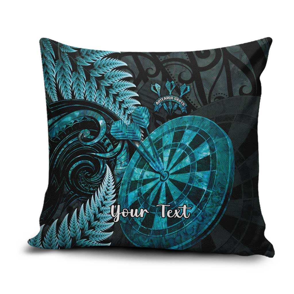 Personalised New Zealand Darts Pillow Cover Happiness Is A Tight Threesome Maori Paua Shell - Aussie Hoodie