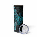 Personalised New Zealand Darts Skinny Tumbler Happiness Is A Tight Threesome Maori Paua Shell