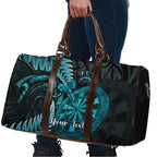 Personalised New Zealand Darts Travel Bag Happiness Is A Tight Threesome Maori Paua Shell - Aussie Hoodie