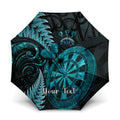 Personalised New Zealand Darts Umbrella Happiness Is A Tight Threesome Maori Paua Shell - Aussie Hoodie