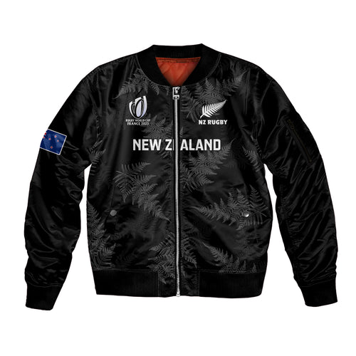 personalised-new-zealand-silver-fern-rugby-sleeve-zip-bomber-jacket-2023-go-aotearoa-world-cup