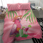 Chilling Pink Cockatoo Australia Bedding Set It's 5 O’Clock Somewhere Cocktail - Aussie Hoodie