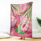 Chilling Pink Cockatoo Australia Blanket It's 5 O’Clock Somewhere Cocktail - Aussie Hoodie