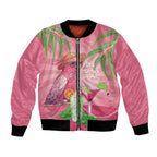 Chilling Pink Cockatoo Australia Bomber Jacket It's 5 O’Clock Somewhere Cocktail - Aussie Hoodie
