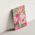 Chilling Pink Cockatoo Australia Canvas Wall Art It's 5 O’Clock Somewhere Cocktail - Aussie Hoodie