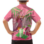Chilling Pink Cockatoo Australia Family Matching Mermaid Dress and Hawaiian Shirt It's 5 O’Clock Somewhere Cocktail - Aussie Hoodie