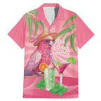 Chilling Pink Cockatoo Australia Family Matching Mermaid Dress and Hawaiian Shirt It's 5 O’Clock Somewhere Cocktail - Aussie Hoodie