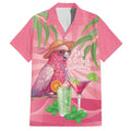 Chilling Pink Cockatoo Australia Family Matching Short Sleeve Bodycon Dress and Hawaiian Shirt It's 5 O’Clock Somewhere Cocktail - Aussie Hoodie