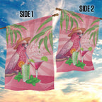 Chilling Pink Cockatoo Australia Garden Flag It's 5 O’Clock Somewhere Cocktail - Aussie Hoodie
