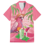 Chilling Pink Cockatoo Australia Hawaiian Shirt It's 5 O’Clock Somewhere Cocktail - Aussie Hoodie
