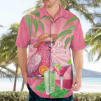 Chilling Pink Cockatoo Australia Hawaiian Shirt It's 5 O’Clock Somewhere Cocktail - Aussie Hoodie