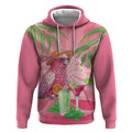Chilling Pink Cockatoo Australia Hoodie It's 5 O’Clock Somewhere Cocktail - Aussie Hoodie
