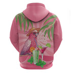 Chilling Pink Cockatoo Australia Hoodie It's 5 O’Clock Somewhere Cocktail - Aussie Hoodie