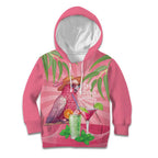 Chilling Pink Cockatoo Australia Kid Hoodie It's 5 O’Clock Somewhere Cocktail - Aussie Hoodie