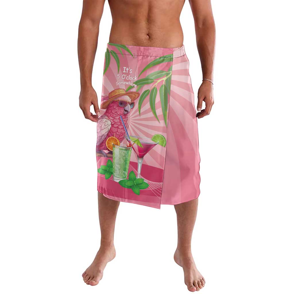 Chilling Pink Cockatoo Australia Lavalava It's 5 O’Clock Somewhere Cocktail - Aussie Hoodie