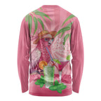 Chilling Pink Cockatoo Australia Long Sleeve Shirt It's 5 O’Clock Somewhere Cocktail - Aussie Hoodie