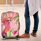 Chilling Pink Cockatoo Australia Luggage Cover It's 5 O’Clock Somewhere Cocktail - Aussie Hoodie