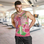 Chilling Pink Cockatoo Australia Men Tank Top It's 5 O’Clock Somewhere Cocktail - Aussie Hoodie