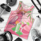Chilling Pink Cockatoo Australia Men Tank Top It's 5 O’Clock Somewhere Cocktail - Aussie Hoodie