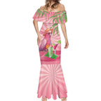 Chilling Pink Cockatoo Australia Mermaid Dress It's 5 O’Clock Somewhere Cocktail - Aussie Hoodie