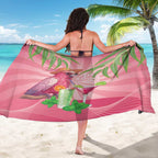Chilling Pink Cockatoo Australia Sarong It's 5 O’Clock Somewhere Cocktail - Aussie Hoodie