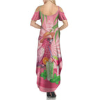 Chilling Pink Cockatoo Australia Summer Maxi Dress It's 5 O’Clock Somewhere Cocktail - Aussie Hoodie