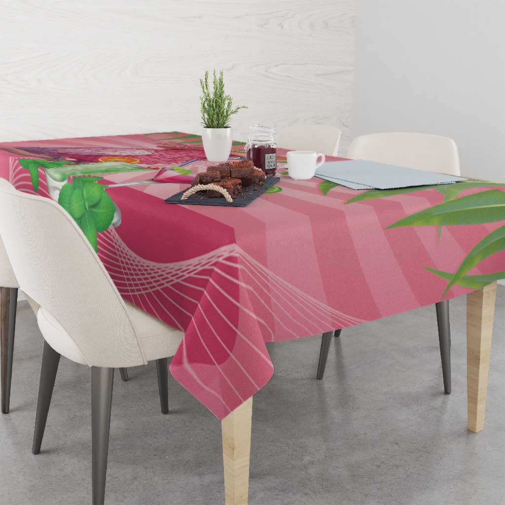Chilling Pink Cockatoo Australia Tablecloth It's 5 O’Clock Somewhere Cocktail - Aussie Hoodie